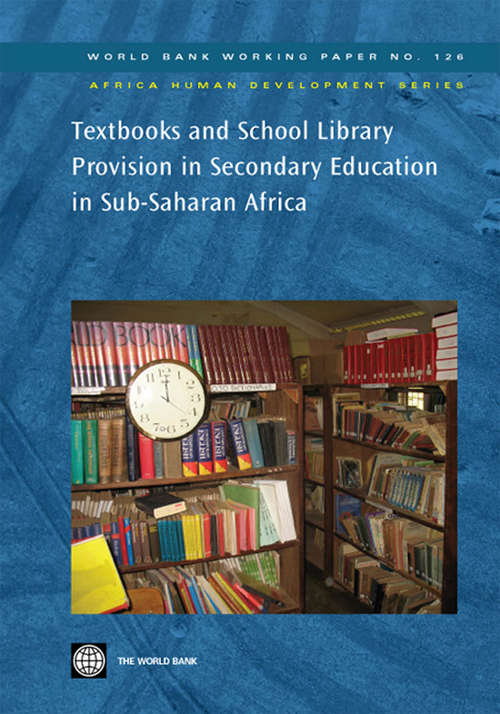 Book cover of Textbooks and School Library Provision in Secondary Education in Sub-Saharan Africa