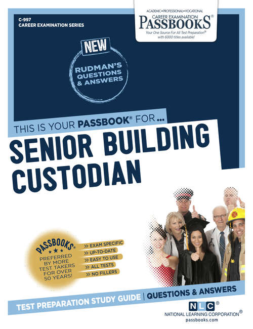 Book cover of Senior Building Custodian: Passbooks Study Guide (Career Examination Series: C-997)