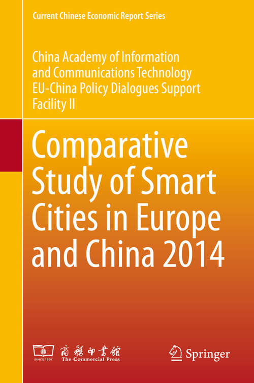 Book cover of Comparative Study of Smart Cities in Europe and China 2014