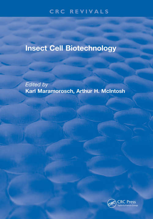 Book cover of Insect Cell Biotechnology