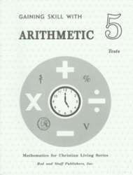 Book cover of Gaining Skill With Arithmetic: Grade 5 Test Booklet