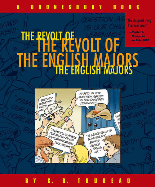 Book cover of The Revolt of the English Majors: A Doonesbury Book