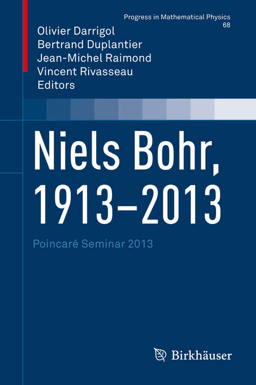 Book cover of Niels Bohr, 1913-2013