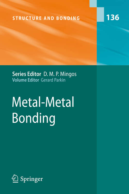 Book cover of Metal-Metal Bonding