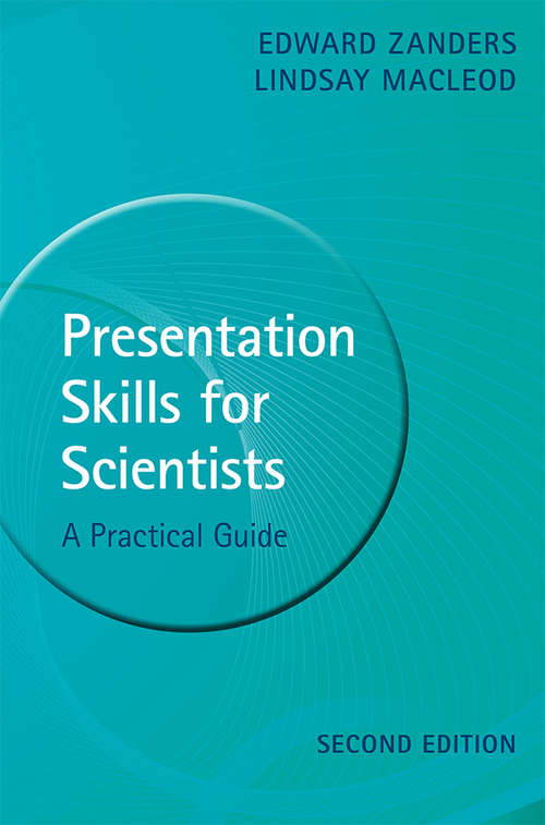 Book cover of Presentation Skills for Scientists: A Practical Guide