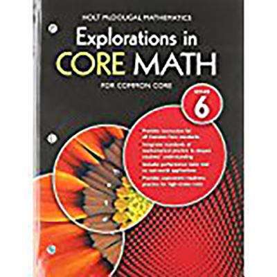 Book cover of Explorations in Core Math for Common Core Grade 6