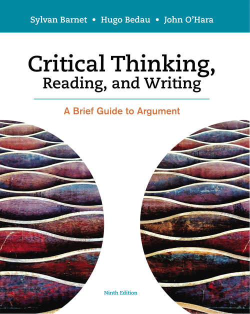 Book cover of Critical Thinking, Reading, and Writing