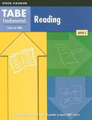 Book cover of TABE Fundamentals: Reading, Level E