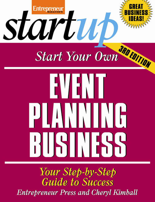 Book cover of Start Your Own Event Planning Business