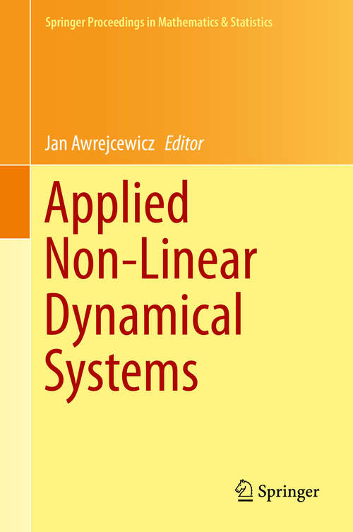 Book cover of Applied Non-Linear Dynamical Systems