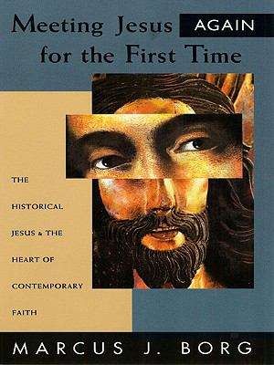 Book cover of Meeting Jesus Again for the First Time: The Historical Jesus and the Heart of Contemporary Faith