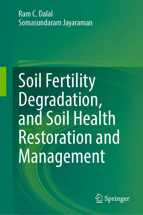 Book cover of Soil Fertility Degradation, and Soil Health Restoration and Management