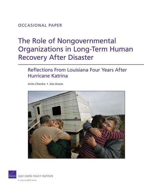 The Role of Nongovernmental Organizations in Long-Term Human Recovery After Disaster