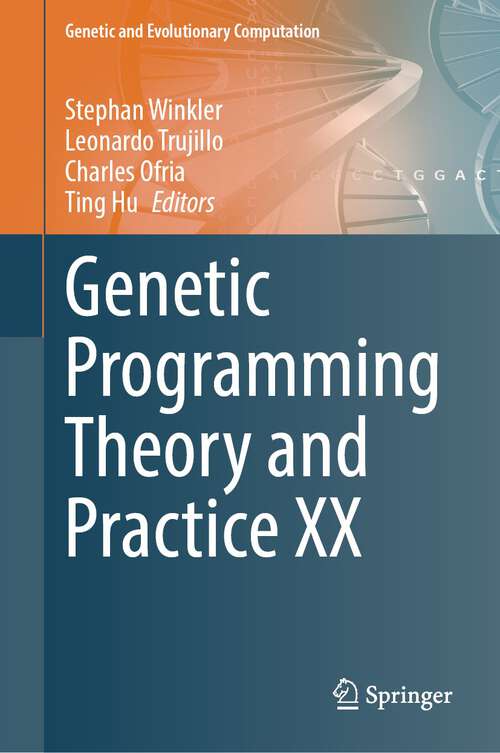 Book cover of Genetic Programming Theory and Practice XX (1st ed. 2024) (Genetic and Evolutionary Computation)