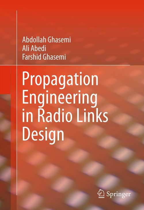 Book cover of Propagation Engineering in Radio Links Design