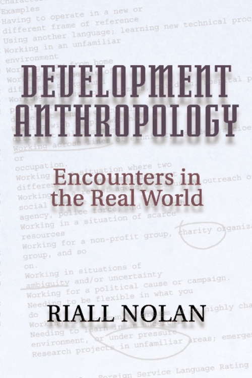 Book cover of Development Anthropology