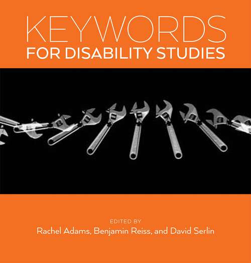 Book cover of Keywords for Disability Studies