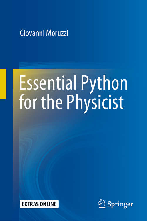Book cover of Essential Python for the Physicist (1st ed. 2020)
