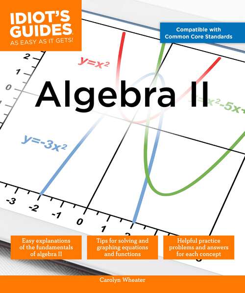 Book cover of Algebra II (Idiot's Guides)