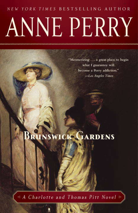 Book cover of Brunswick Gardens (Charlotte & Thomas Pitt #18)