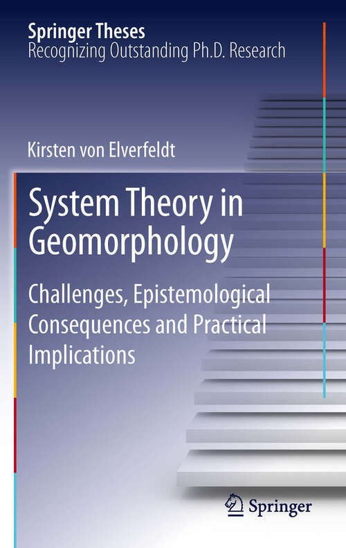 Book cover of System Theory in Geomorphology