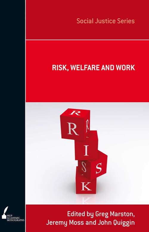Book cover of Risk, Welfare and Work