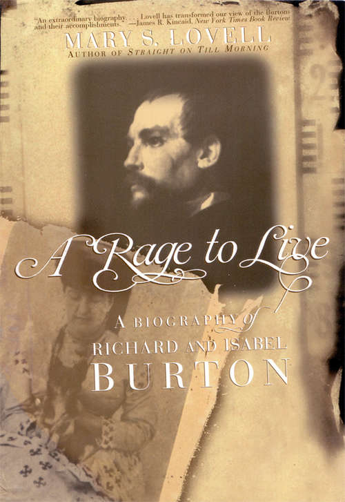Book cover of A Rage to Live: A Biography Of Richard And Isabel Burton