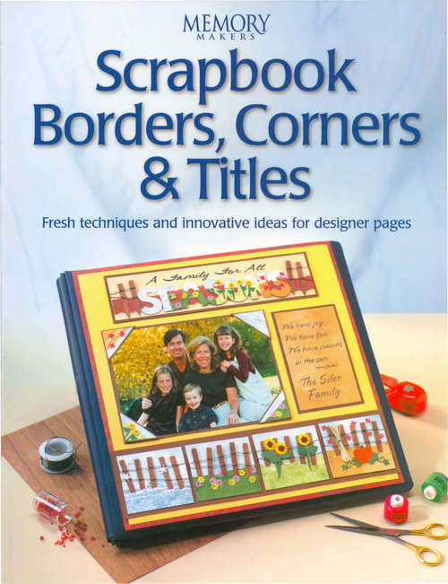Book cover of Scrapbook Borders, Corners & Titles