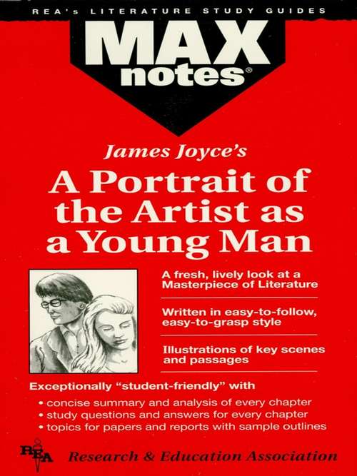 Book cover of A Portrait of the Artist as a Young Man (MAXNotes Literature Guides)