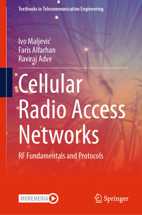 Book cover of Cellular Radio Access Networks: RF Fundamentals and Protocols (Textbooks in Telecommunication Engineering)