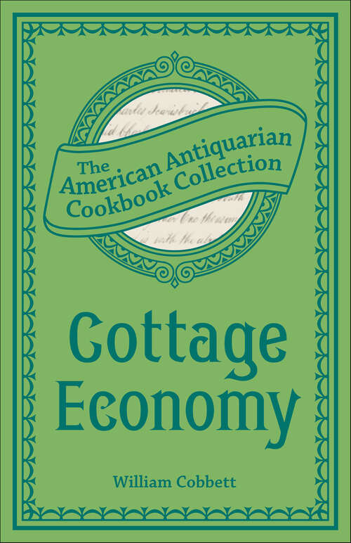 Book cover of Cottage Economy