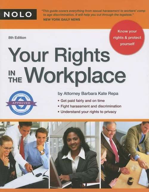Book cover of Your Rights in the Workplace (8th edition)