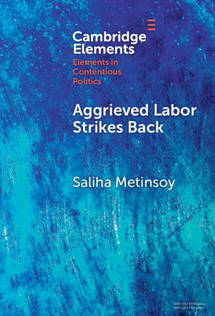 Book cover of Aggrieved Labor Strikes Back: Inter-sectoral Labor Mobility, Conditionality, and Unrest under IMF Programs (Elements in Contentious Politics)
