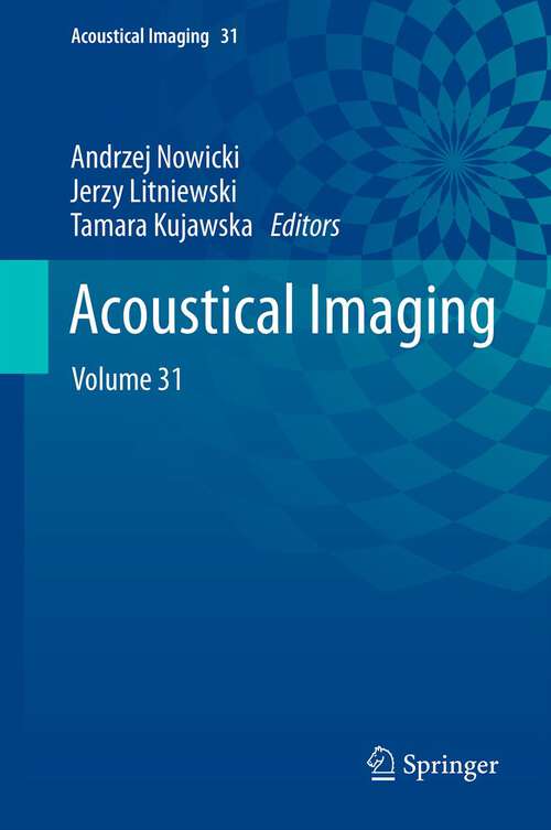 Book cover of Acoustical Imaging