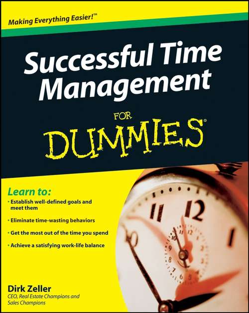 Book cover of Successful Time Management for Dummies