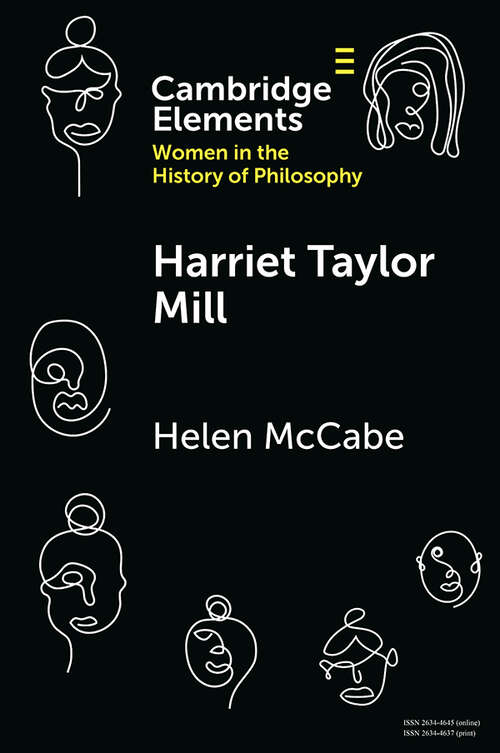 Book cover of Elements on Women in the History of Philosophy: Harriet Taylor Mill