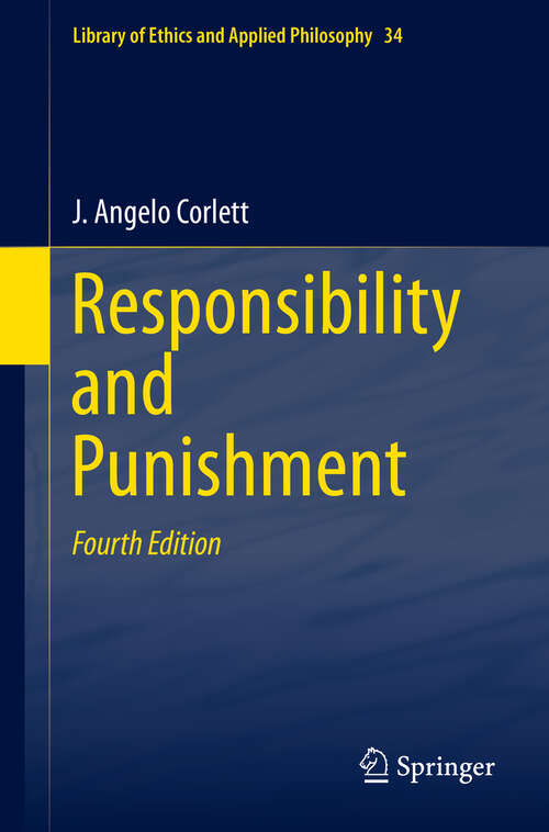 Book cover of Responsibility and  Punishment