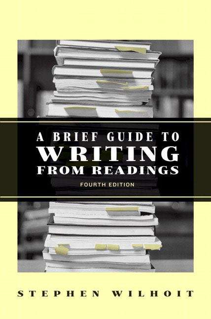 Book cover of A Brief Guide to Writing from Readings (4th Edition)
