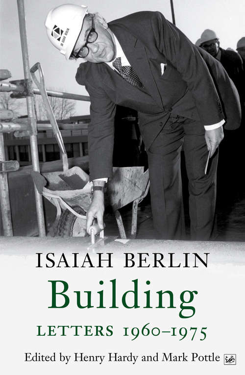 Book cover of Building: Letters 1960-1975