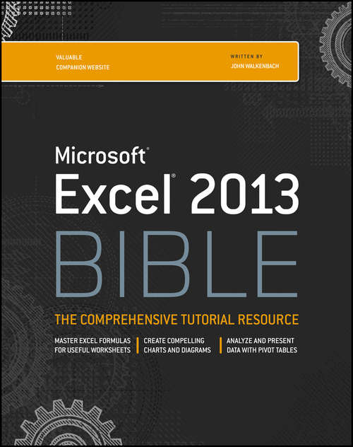 Book cover of Excel 2010 Bible