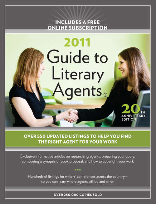 Book cover of 2011 Guide To Literary Agents (20)