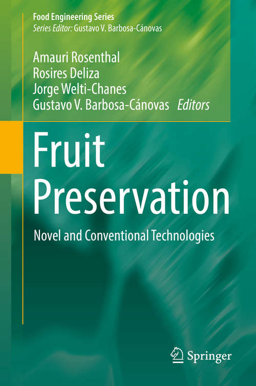 Book cover of Fruit Preservation: Novel And Conventional Technologies (Food Engineering Series)