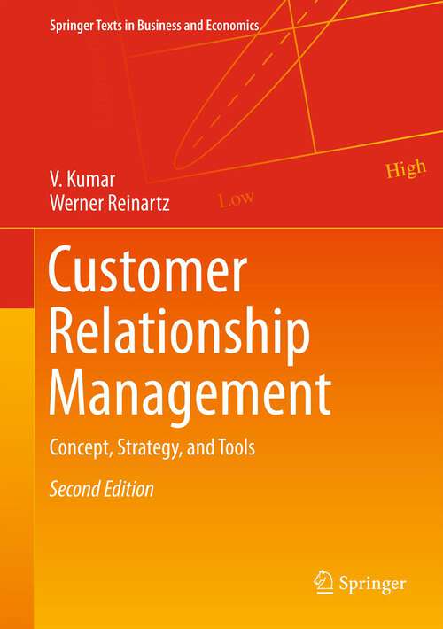 Book cover of Customer Relationship Management: Concept, Strategy, and Tools