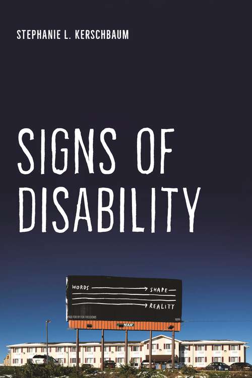 Book cover of Signs of Disability (Crip #4)