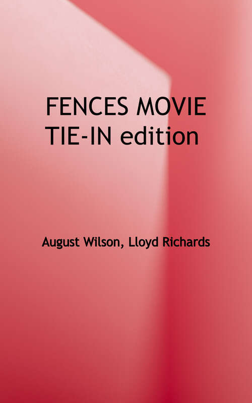 Book cover of Fences (movie Tie-in)
