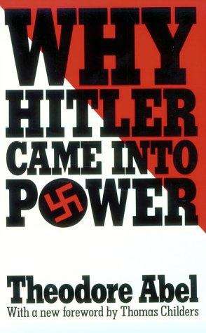Book cover of Why Hitler Came Into Power