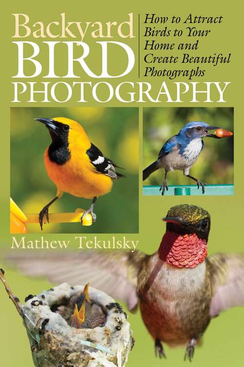 Book cover of Backyard Bird Photography