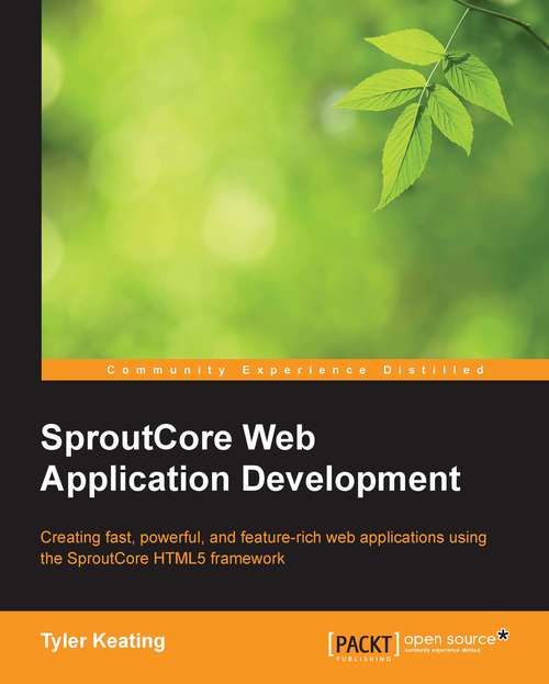 Book cover of SproutCore Web Application Development