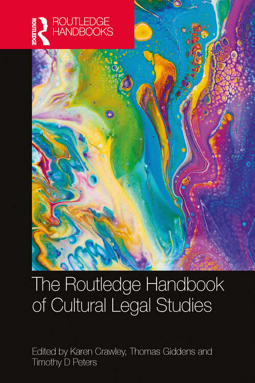 Book cover of The Routledge Handbook of Cultural Legal Studies