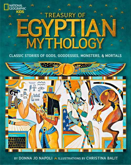 Book cover of Treasury of Egyptian Mythology